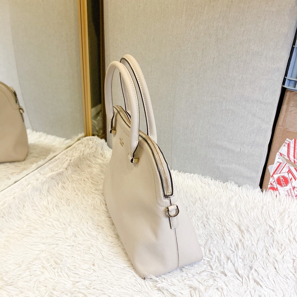 like new $410 Kate Spade beige satchel - Picture 7 of 8